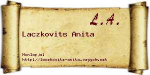Laczkovits Anita névjegykártya